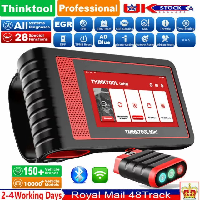 ThinkTool OBD2 All System Professional Diagnostic Scanner Tool 150+ Car Brands