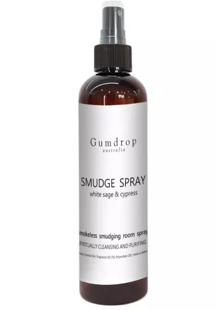 White Sage & Cypress Smokeless Smudging Spray ~ Room Spray Smudge 250ml