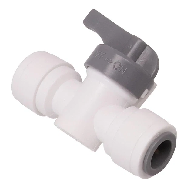 Valve d'arrêt polyvalente 3/8 Stop Tap gris acétal pour filtration de l'eau
