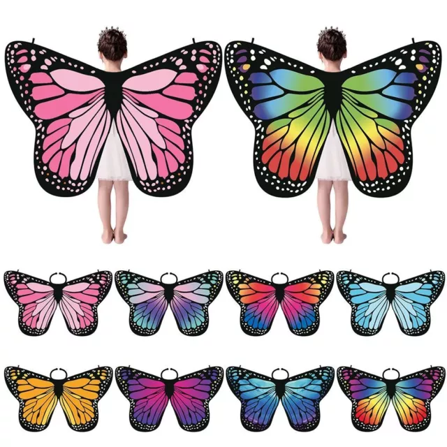 Costume Butterfly Wings Shawl Dressing Up Butterfly Costume  Party Favor