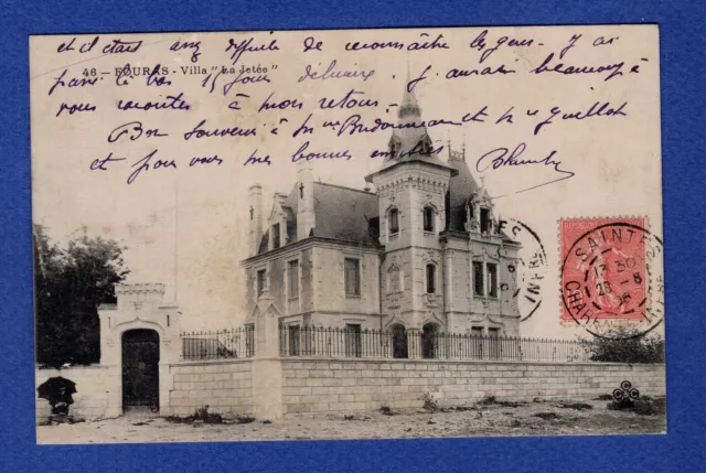 Fc * CPA / Postcard: Fouras -> Villa "the pier"