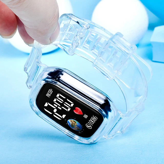 FITNESS TRACKING DIGITAL Watch with Charging Function Multiple