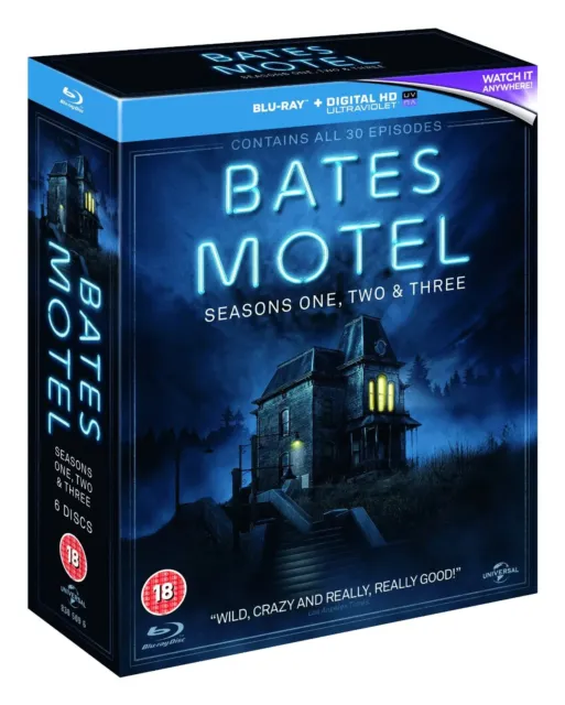 Bates Motel Season 1-3 Blu-Ray Uk All Regions