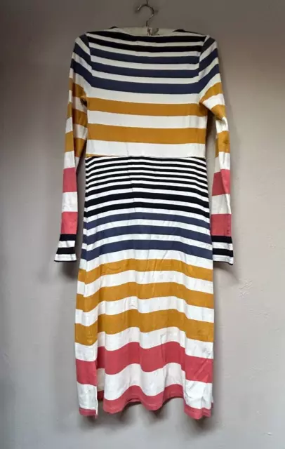 Anthropologie Saturday Sunday Womens Medium Riley Striped Knit Midi Dress Multi 2