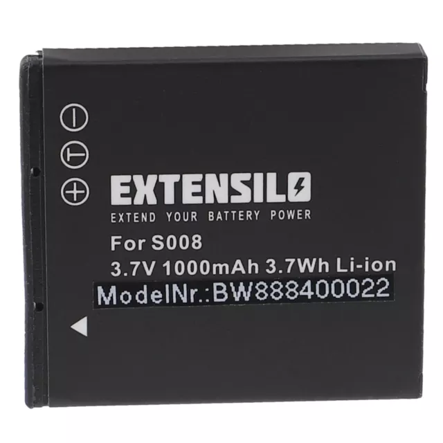 Batterie remplace Panasonic VW-VBJ10E 1000mAh