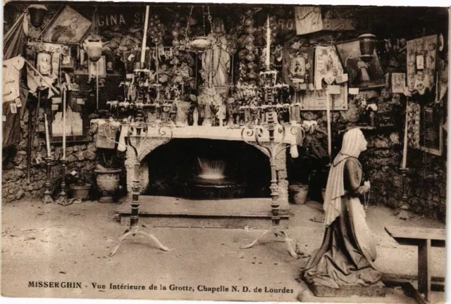 CPA AK Algeria-Misserghin-Interior View of the Cave (237825)