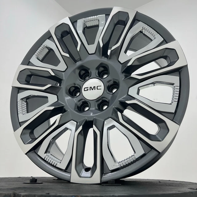 22& YUKON DENALI Sierra Wheels Rims 2024 2023 Escalade Silverado Tahoe