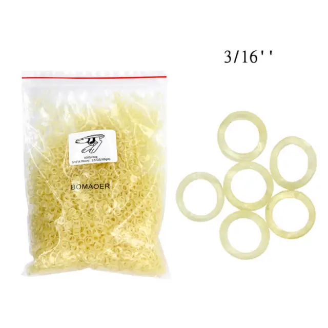 5 sizes Dental orthodontic elastic band (9.35mm) 3.5oz 5000pcs/pack DE