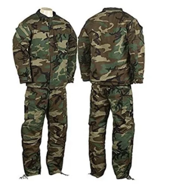 US Military Nuclear Biological Chemical Protective Suit Small Woodland MOPP