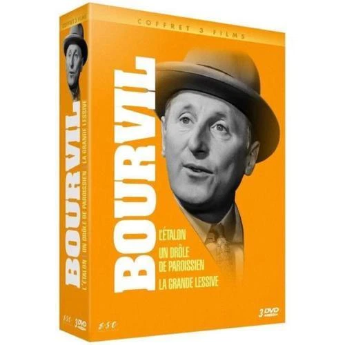 Dvd "L'etalon - Un Drole De Paroissien - La Grande Lessive" Bourvil    Neuf
