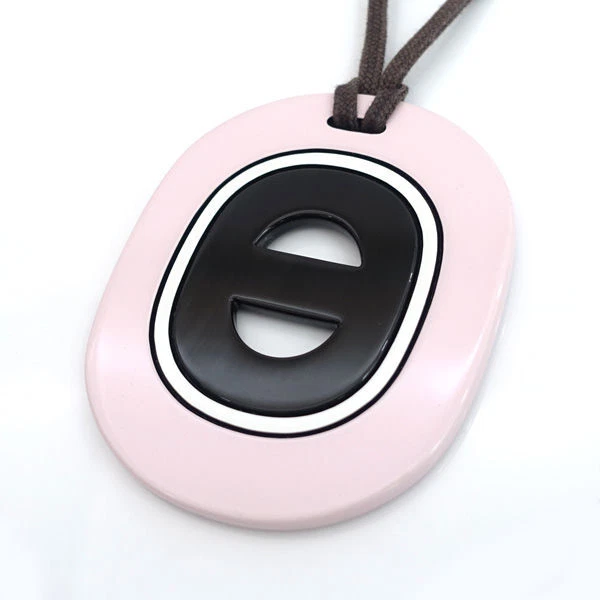 Hermes Fidelio Necklace Buffalo Horn Pink Shane Dunkle Necklace/Pendant/Top/Acce