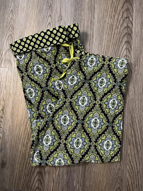 Vera Bradley Cotton Pajama Pants Daisy Daisy Print Womens Size Medium