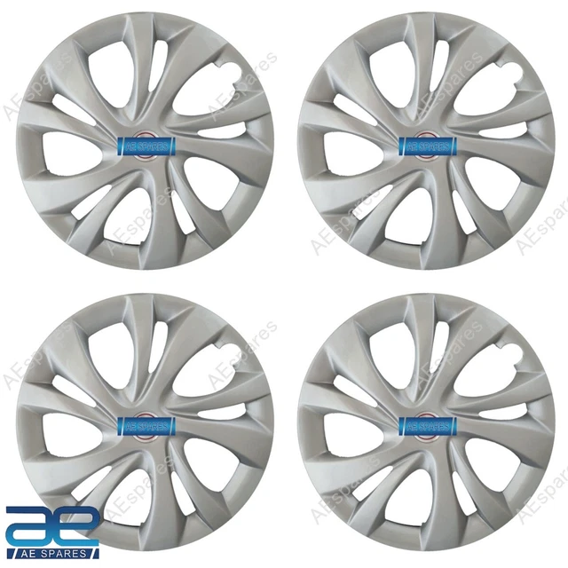 4 PCS NEW Wheel Hub Caps Cover Plastic Silver 14" For Suzuki Swift ECs