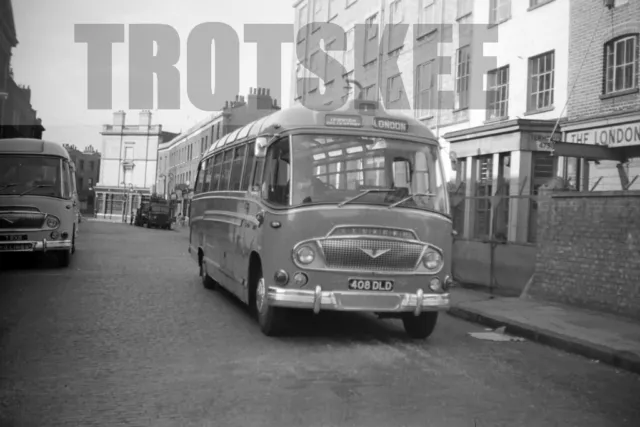 35mm Negative Grey Green Bedford SB8 Duple 408DLD 1962