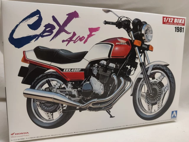 Maquette Moto AOSHIMA 1/12 – Honda CBX400F Suzuka 4Heures – Kit Plastique