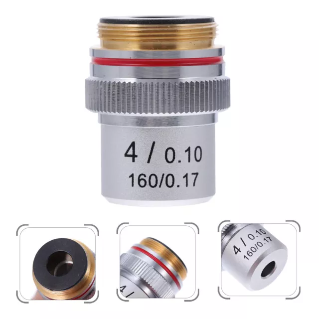 LABS INCREASE CONTRAST Lens Biological Microscope Objective Steel £16. ...
