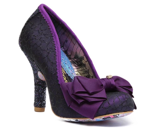 IRREGULAR CHOICE ASCOT Womens Versatile Court Shoes In Purple Size