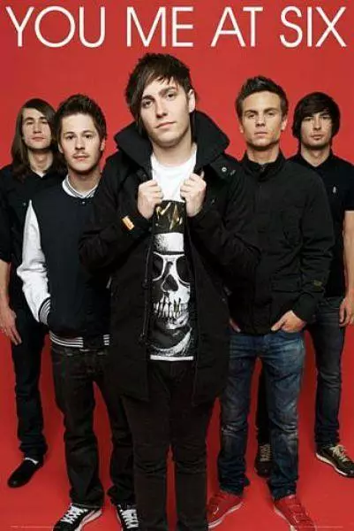 You Me At Six : Red - Maxi Poster 61cm x 91.5cm new and sealed