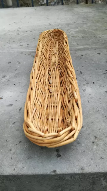 Panetière, panier à pain en osier,