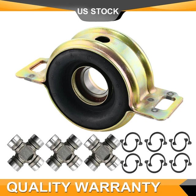 NEW DRIVE SHAFT Center Support Bearing UJoints Set For Toyota Tundra