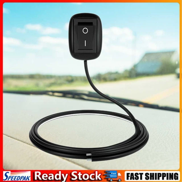 Universal Car Switch Paste Type Toggle Switch with Cable 60cm/100cm (100cm)
