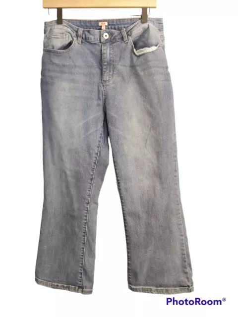 REBA Jeans Size 12 Short(30X25)  Stretch Boot Cut Medium Wash