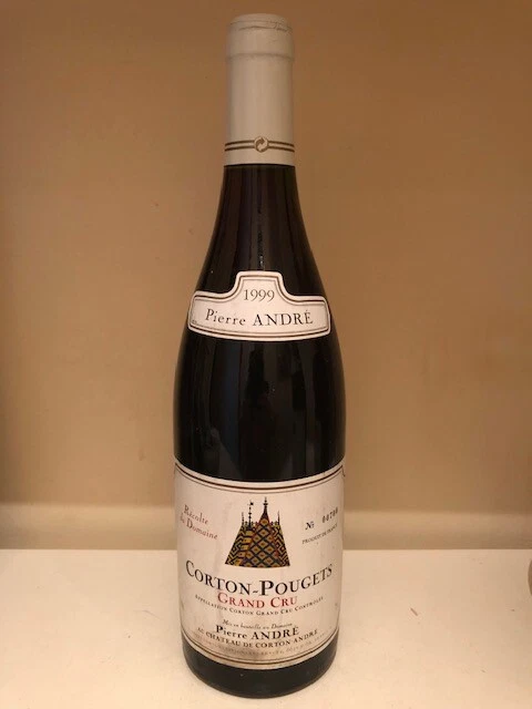 CORTON-POUGETS 1999 Grand Cru Domaine Pierre ANDRE Top niveau !