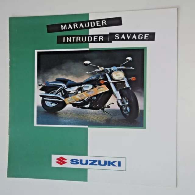 Brochure Pub moto SUZUKI MARAUDER INTRUDER SAVAGE VZ/800 VS/800/1400 GLP LP/650