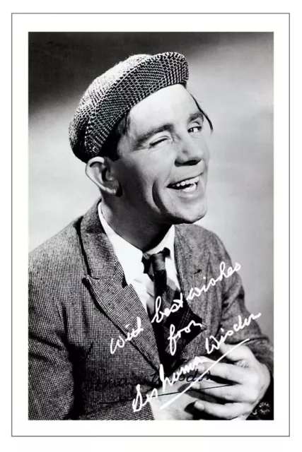 NORMAN WISDOM Signed Autograph PHOTO Signature Fan Gift Print Comedy