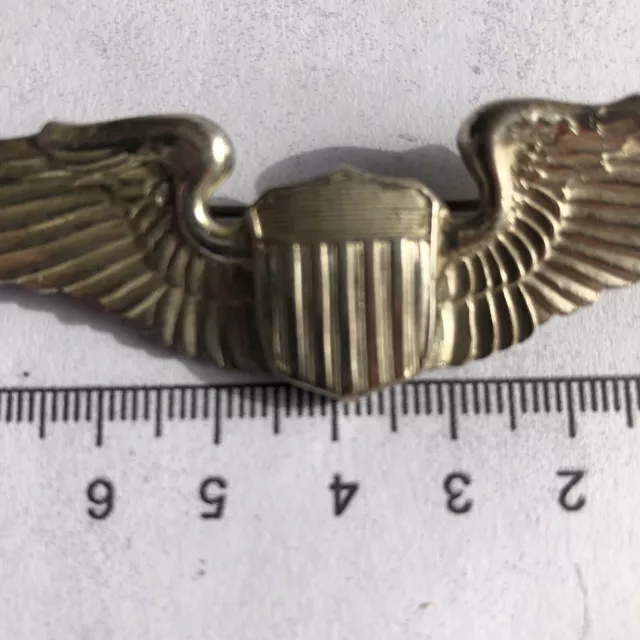 Ww2 Us Air Force Pilots Sterling Wings Silver Amcraft 2