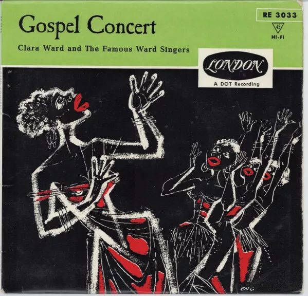 Clara Ward And Ward Singers - Gospel Concert (7", EP) (Very Good Plus (VG+)) - 1