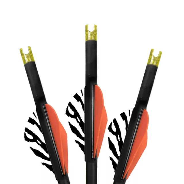 Lumenok Crossbow 22" Carbon Bolt Orange Capture Nock 3pk BCAP223 Parker #00362