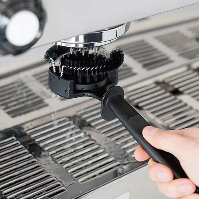 LONG HANDLE ESPRESSO Group Head Cleaner 58mm Nylon Brushes Home