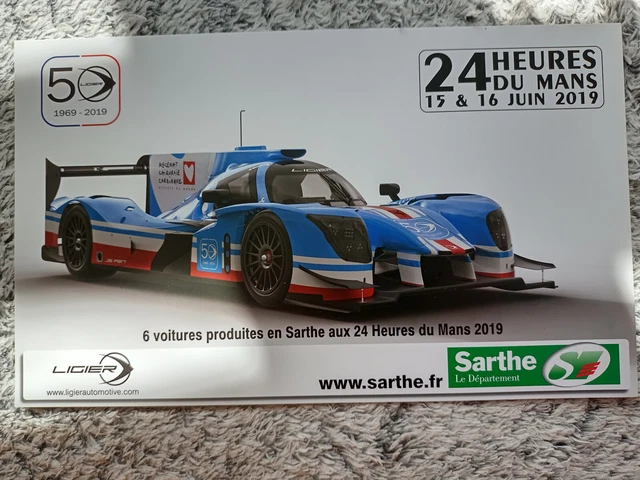 AFFICHE 24H DU MANS 1995 - 72 ans de 24 HEURES EXPOSITION HISTORIQUE