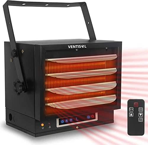 VENTISOL 7500W Electrical Garage Heater 240V Digital Space Heater Ceiling Mou...