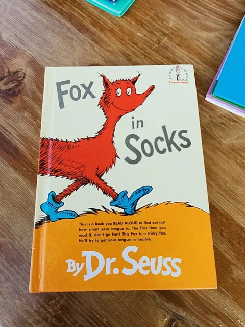Fox in Socks by Dr. Seuss - like new Hardcover (Beginner Books)