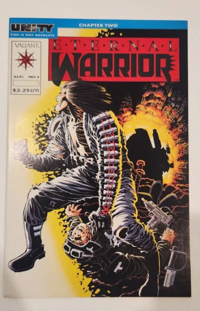 Eternal Warrior  # 1 1992 Valiant Comics  Key 1St Solo Unity Chapter 2 F Miller