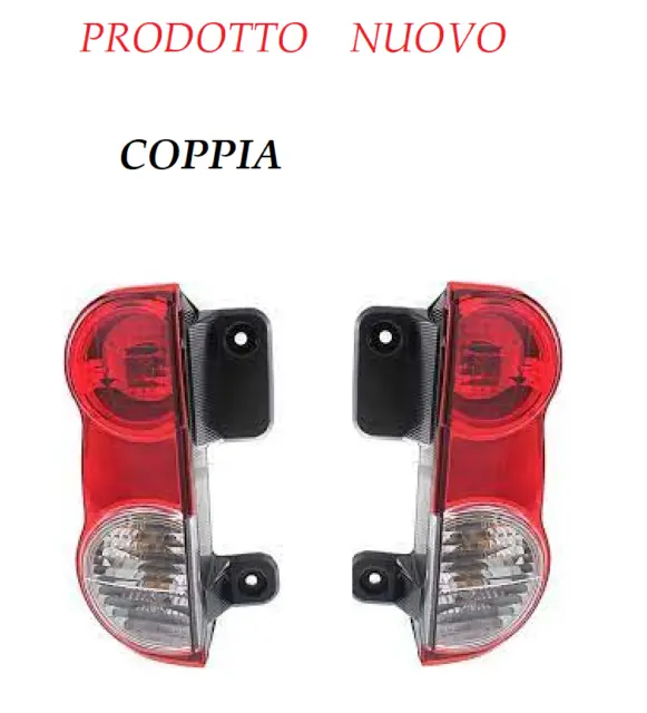 Coppia Faro Fanale Posteriore Per Nissan Nv 200 Stop Fanalino