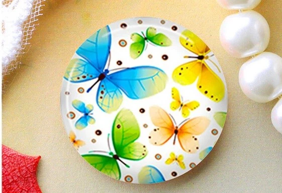 Glas Cabochons Schmetterling 10 mm 12 mm 20 mm 25 mm  / Sets #123