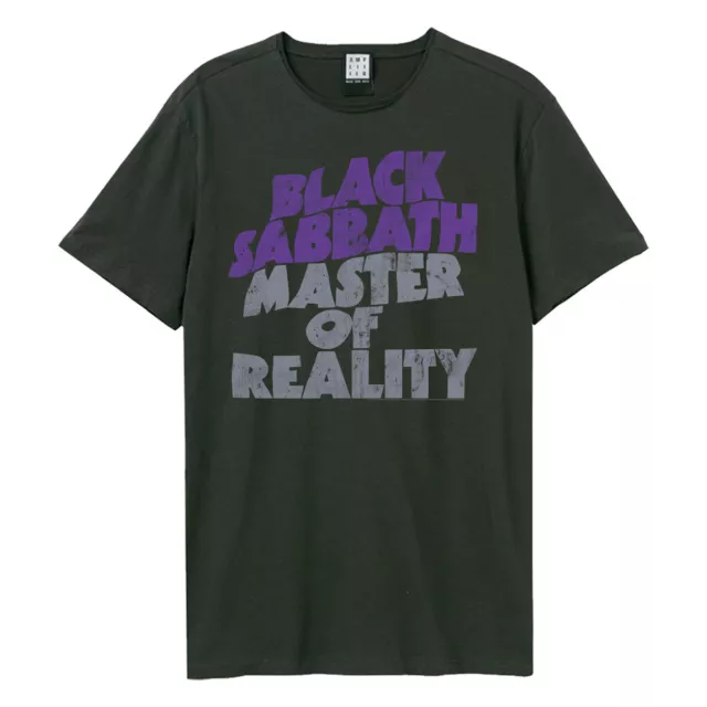 BLACK SABBATH MASTER Of Reality Amplified Vintage Charcoal T Shirt £22. ...