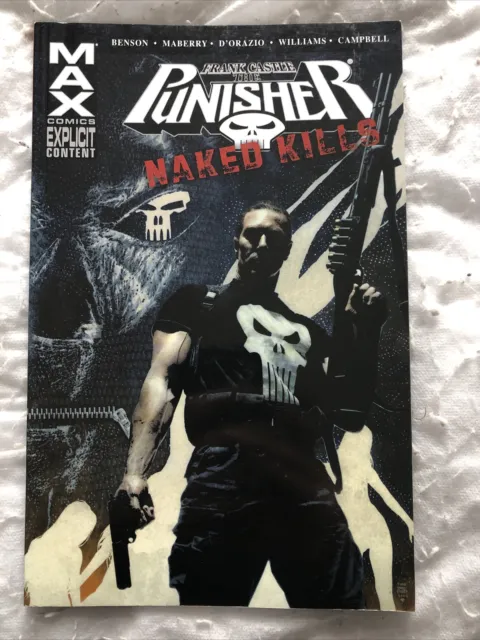 PUNISHER MAX: Naked Kills TPB (Max Comics 2010) First Print, Garth Ennis