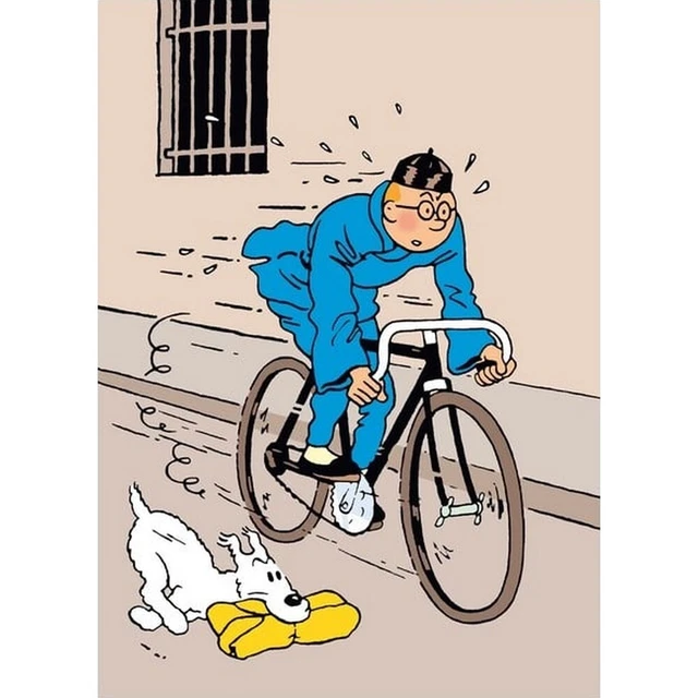 T-shirt Enfant Tintin Reporter Avec Milou - 100% Coton, Taille 8 Ans, Bleu - Neuf Avec étiquettes (2024)