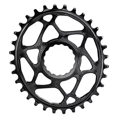 ABSOLUTE BLACK Race Face Oval Cinch Boost Direct Mount Traction Chainring Black,