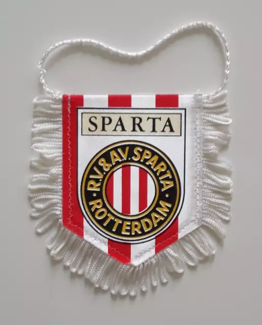 Fußball Wimpel Pennant  Sparta Rotterdam  Miniwimpel Autowimpel 8 x 10 cm 2