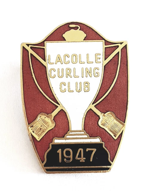 1947 Canada Lacolle Curling Club Badge