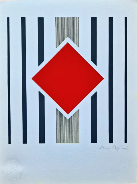 Mauro Reggiani - Serigrafia originale firmata serie Bolaffiarte