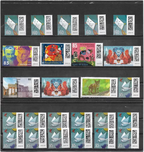 Briefmarken BRD ungestempelt und ungummiert, Frankaturwert € 25,00