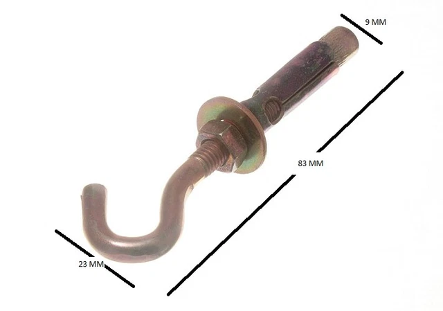 Chevilles à Verrouillage M6 Et M8 – Lot De 50, Longueur 45 Mm, Protection Yzp