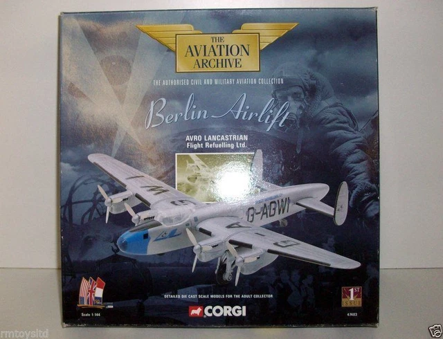 Corgi Aviation Gb 47403 Avro Lancastrian Berlin Airlift 1/144 neuf en boite