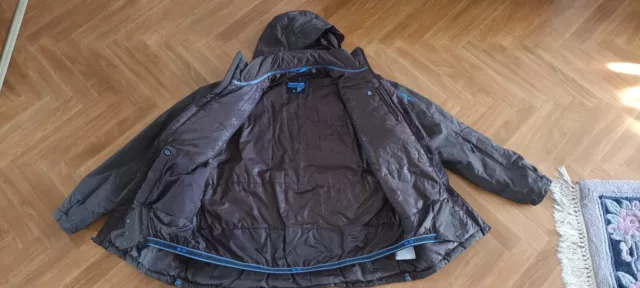 Salomon Sky, Outdoor Jacke  in Dunkelbraun und Hellblau Gr. XL